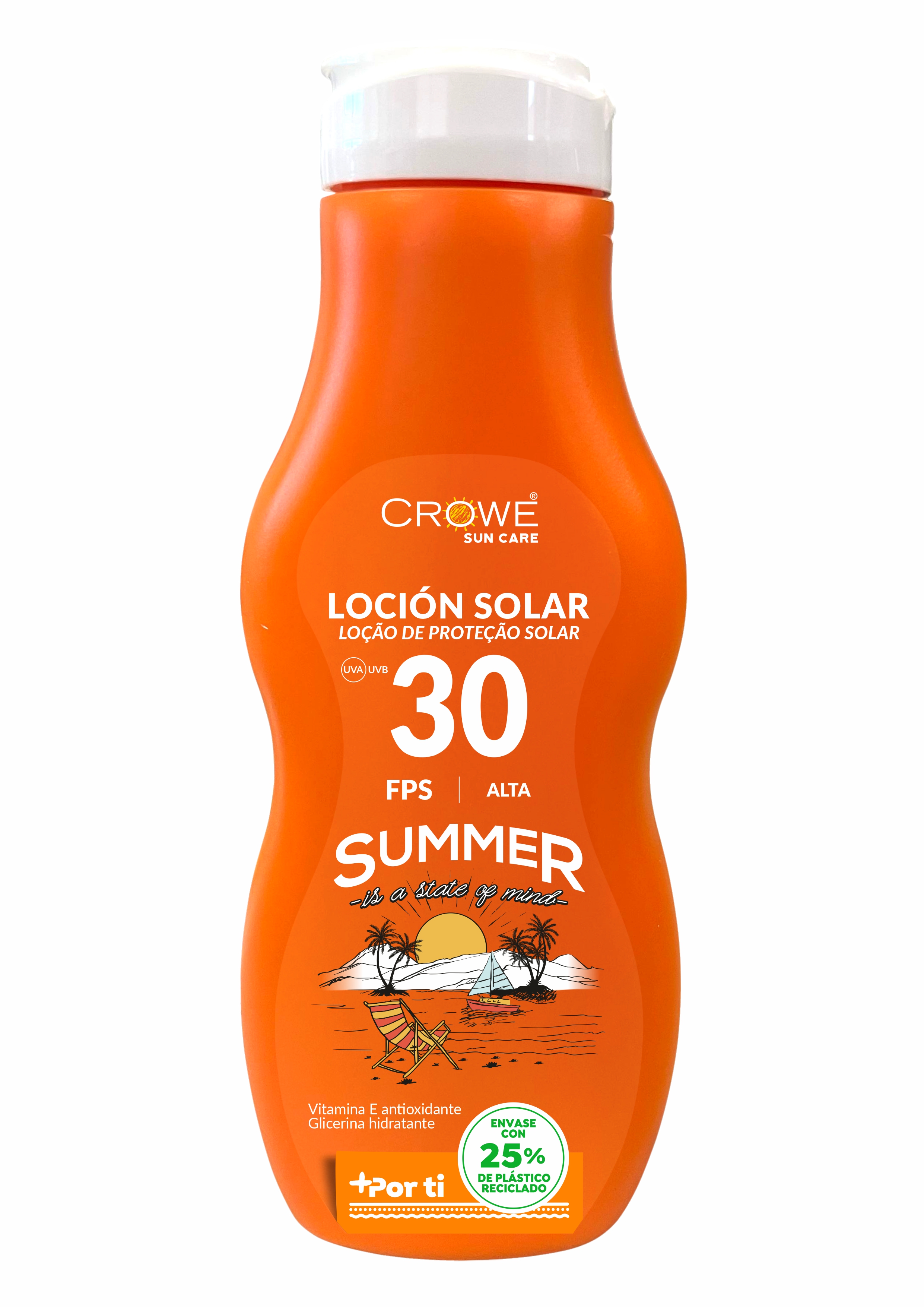 SOLAR CROWE LOCION FP-30 250 ML 1