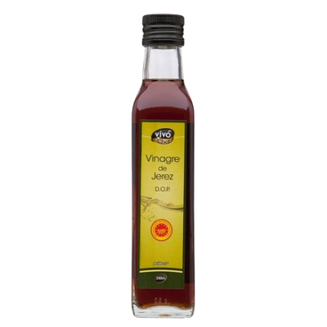 VINAGRE JEREZ VIVO CHEF CRISTAL 250 ML. 2