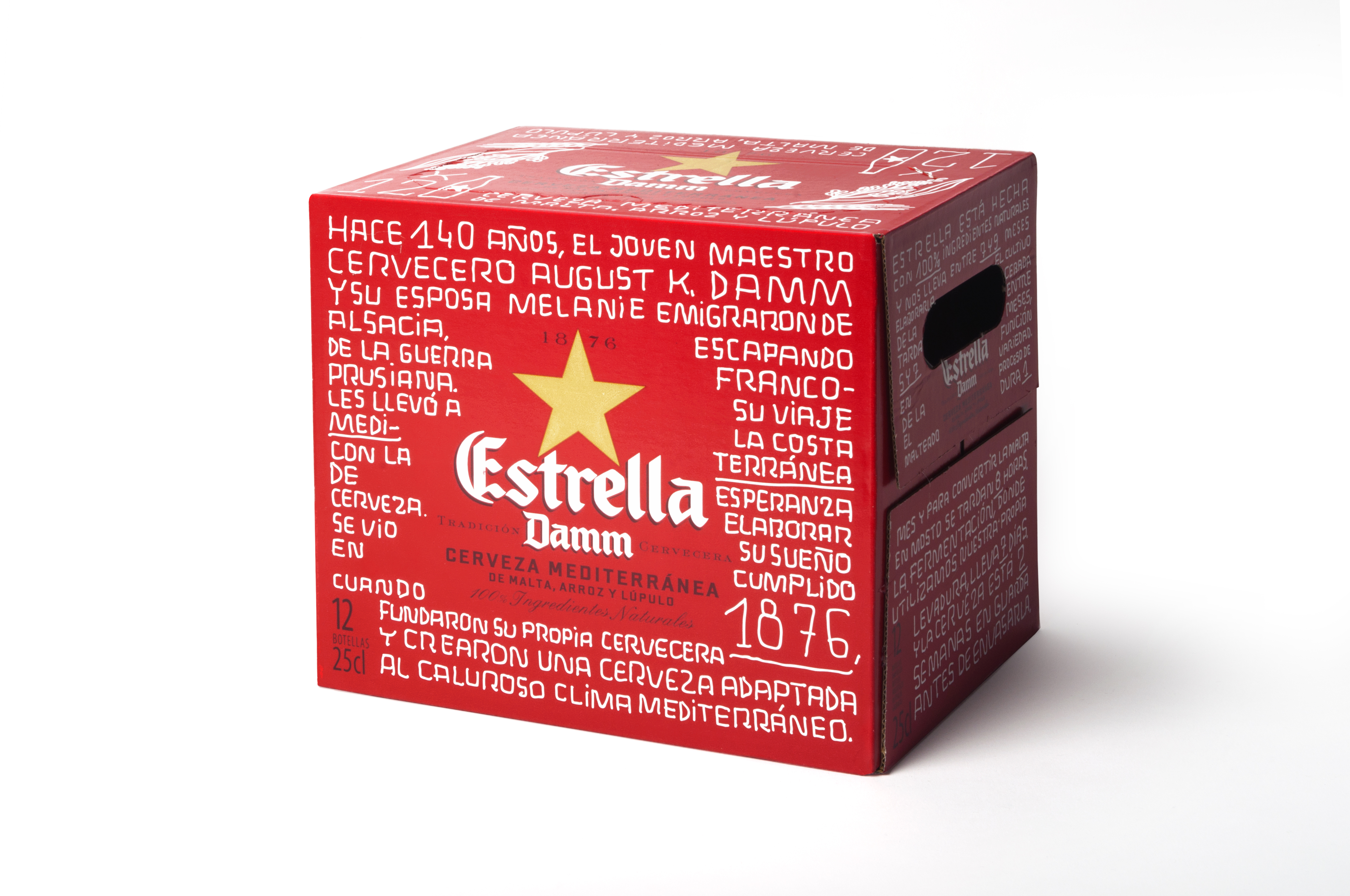 CERVEZA ESTRELLA DAMM BOTELL.25CL P-12 2
