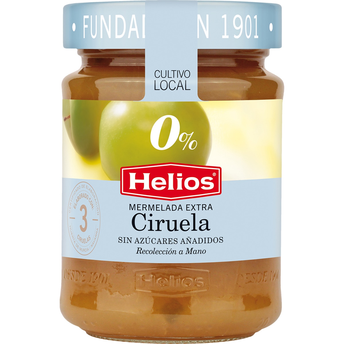 MERMELADA HELIOS DIET S/A CIRUELA 280G 2