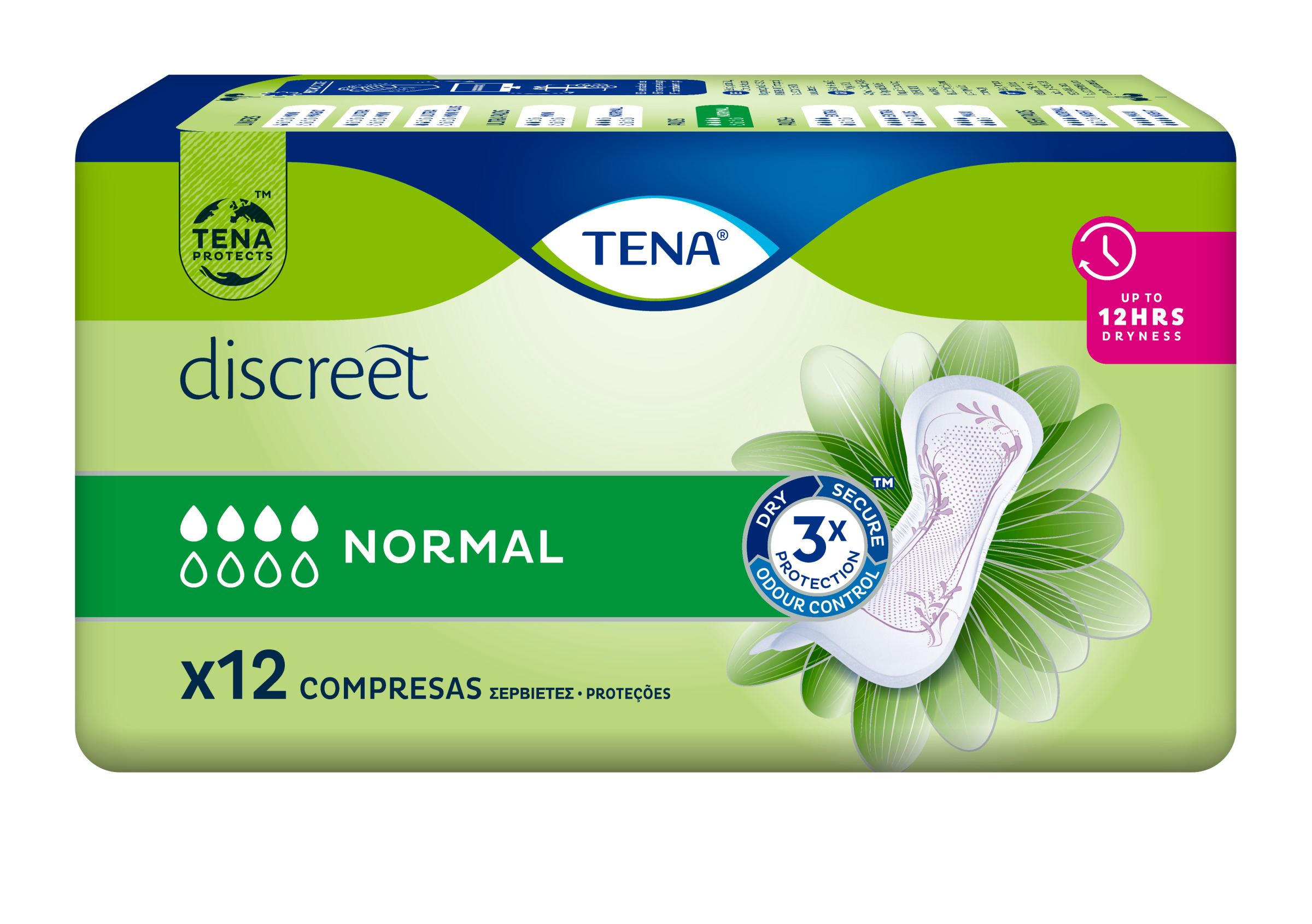 TENA DISCREET NORMAL 12+3 UN 2