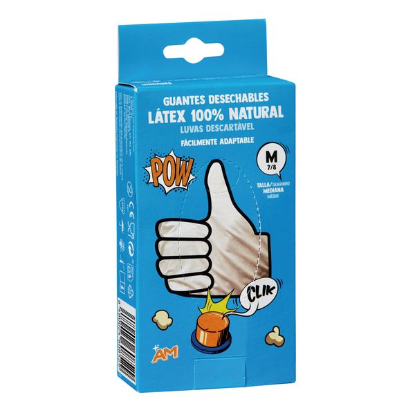 GUANTE DESC.LATEX SELEX T.M.10 U.(BOLSA) 1