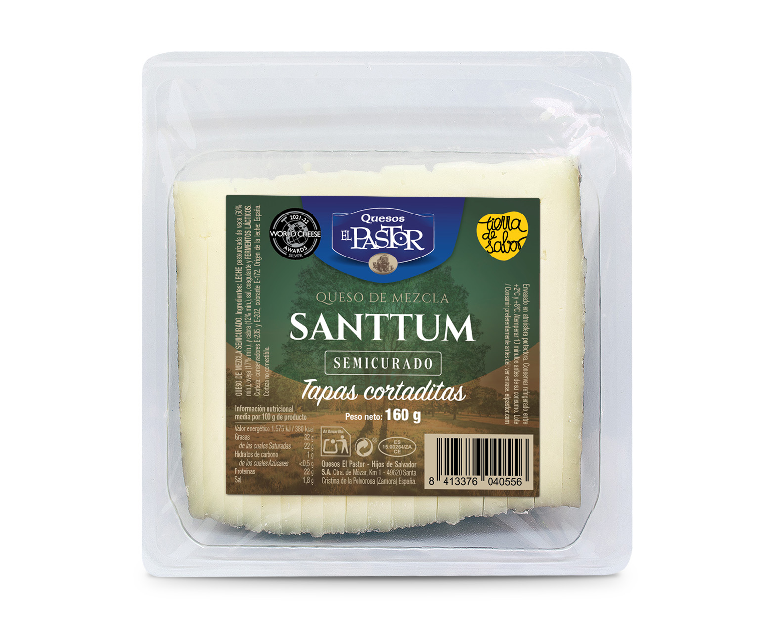 QUESO MEZCLA SEMI CORTADO EL PASTOR 160G 1