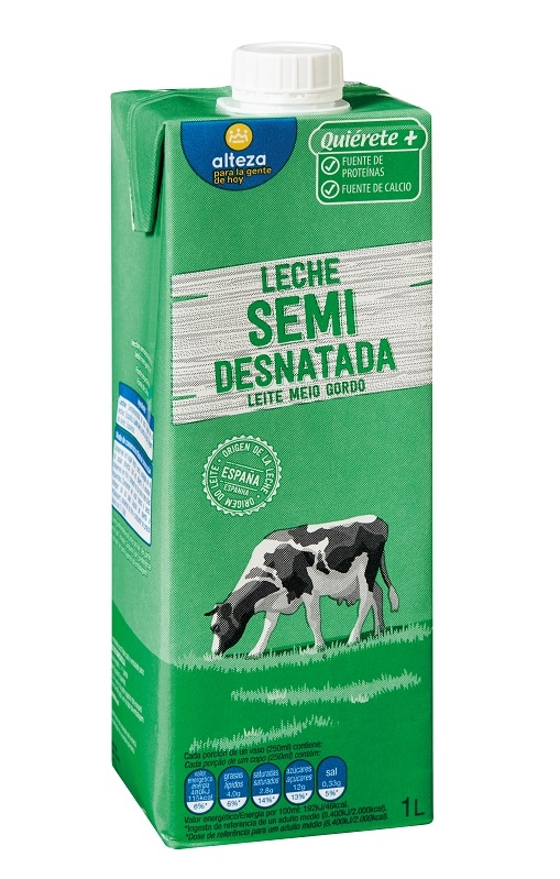 LECHE ALTEZA SEMI BRIK 1 L 1