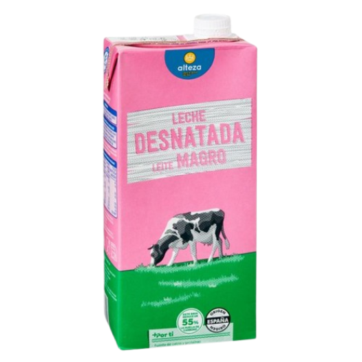LECHE ALTEZA DESNATADA BRIK 1 L 2