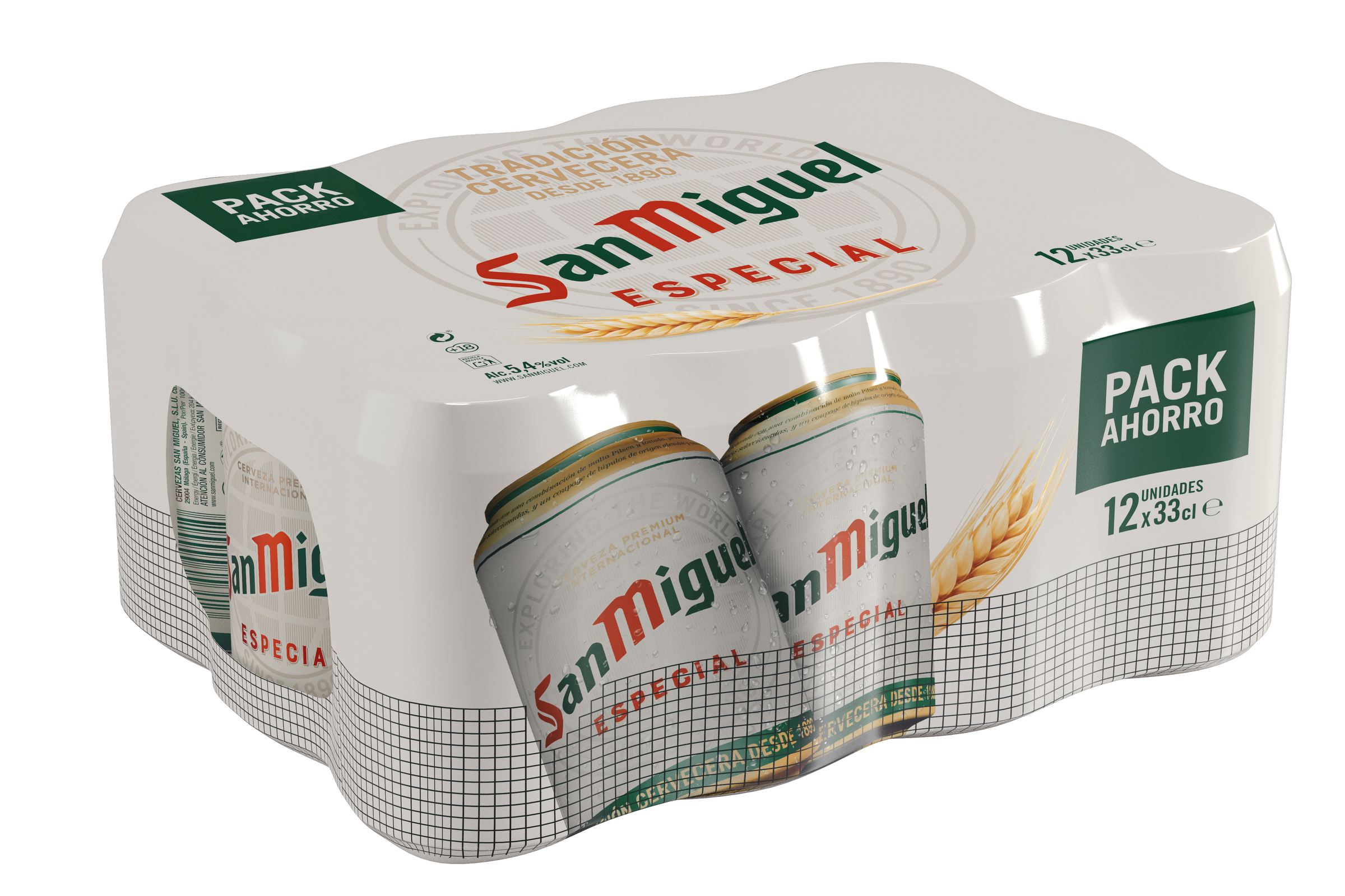 CERVEZA SAN MIGUEL LATA 33 CL P-12 2