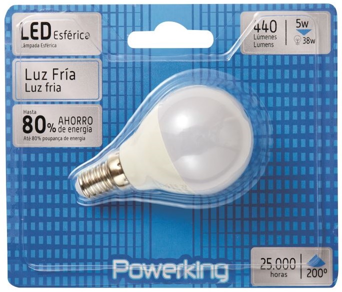 LED ESF.CEGASA 5W E14 FRIA(331124) 1