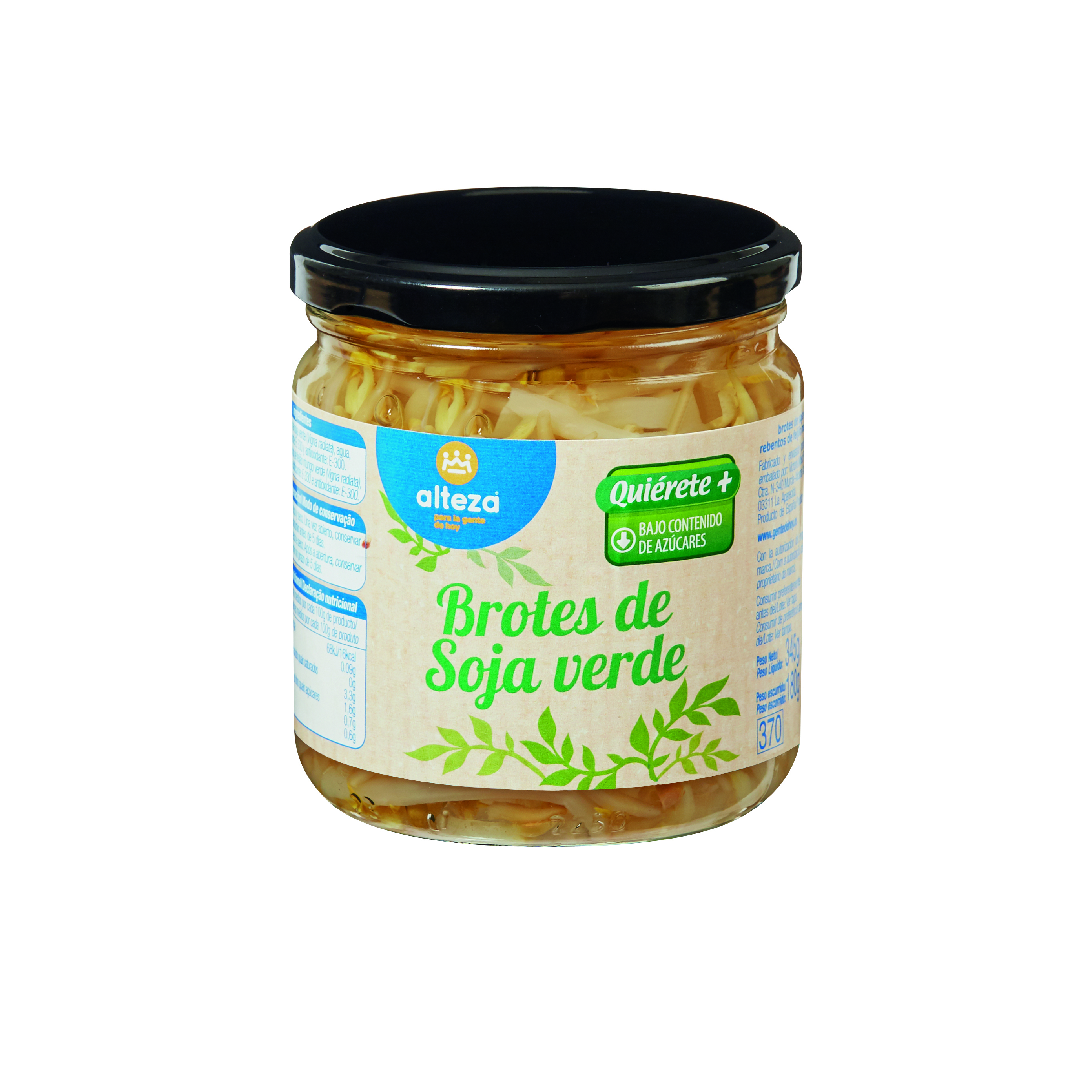 BROTES DE SOJA ALTEZA 370 ML. 2
