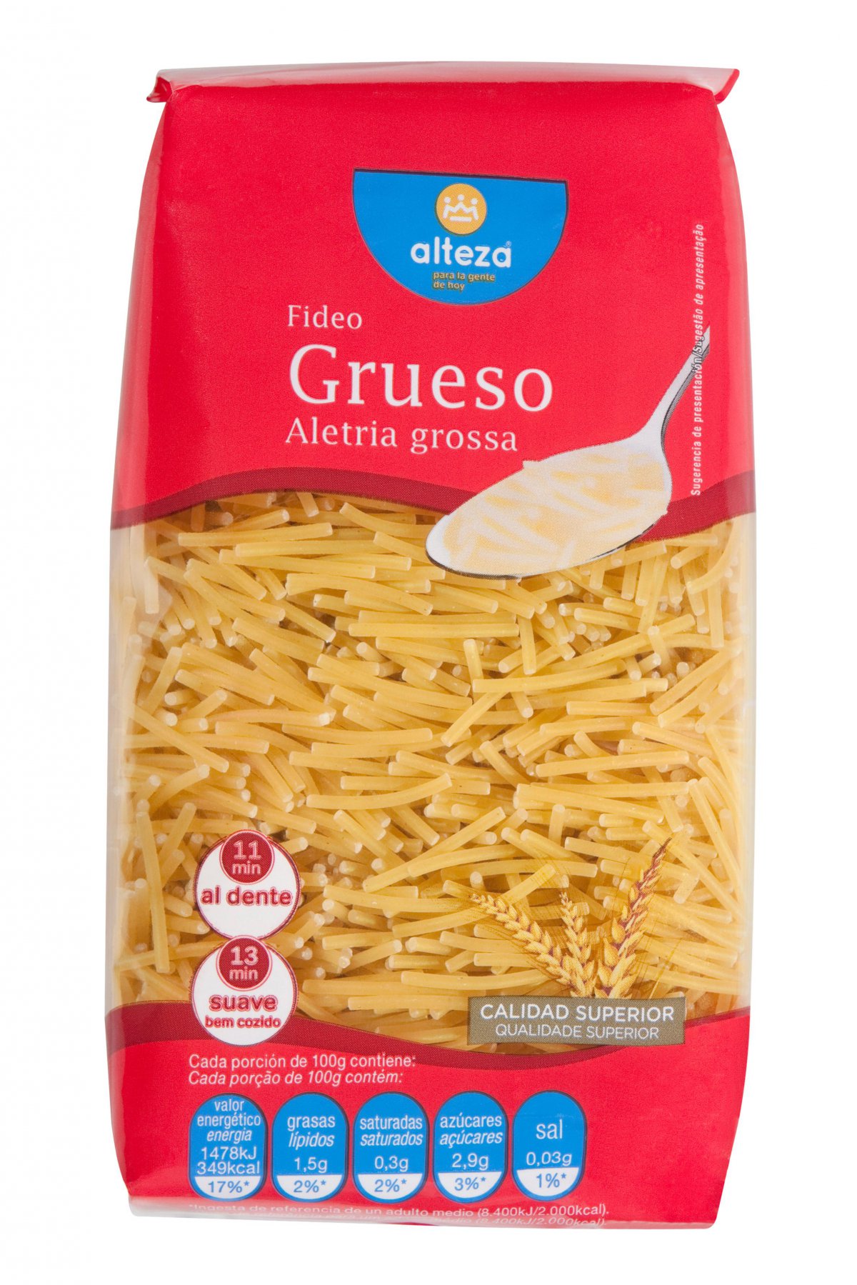 FIDEO GRUESO ALTEZA 500 GR 2