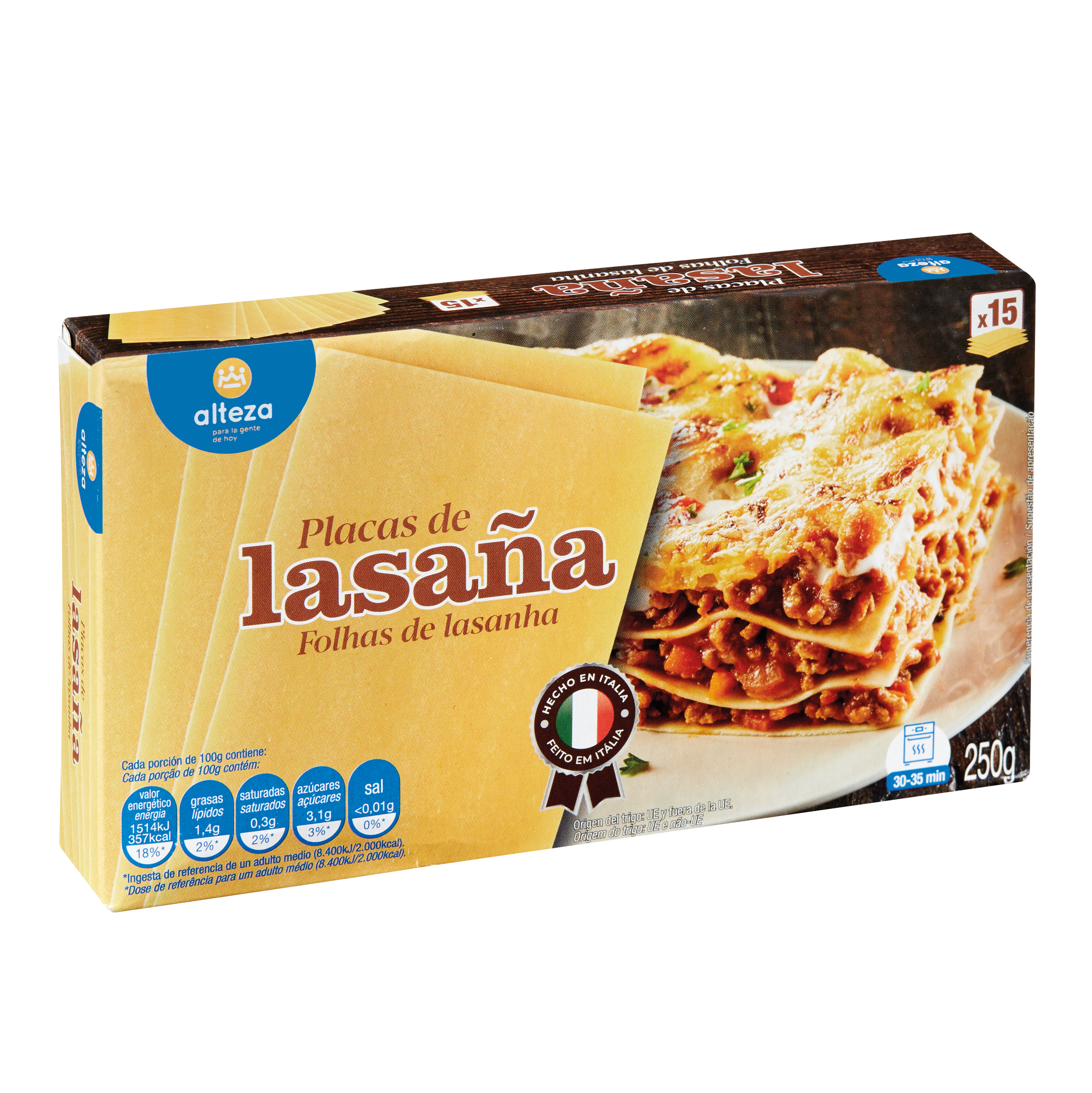 LASAÂ¥A 15 PLACAS ALTEZA 250 GR 2