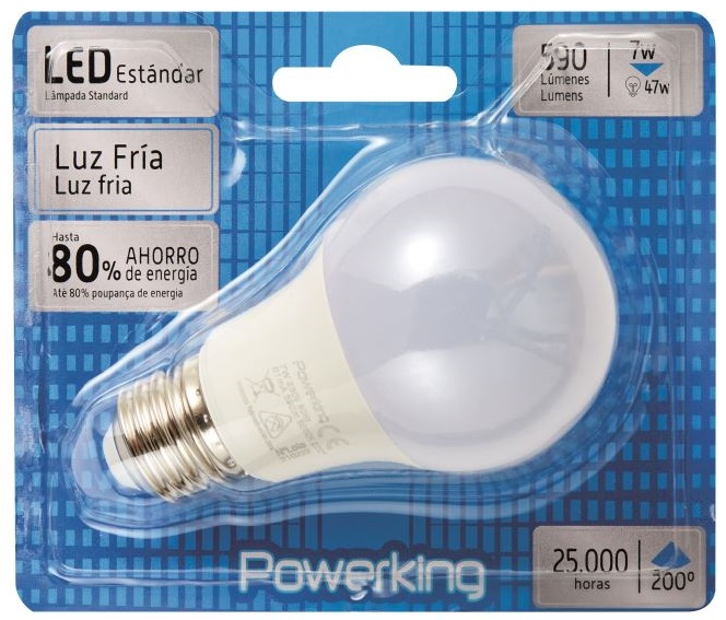 LED STD.CEGASA 7W E27 FRIA(331109) 1