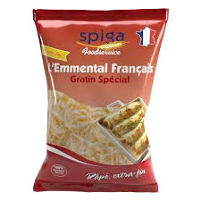 QUESO RALLADO EMMENTAL FRANCES SPIGA 1KG 1
