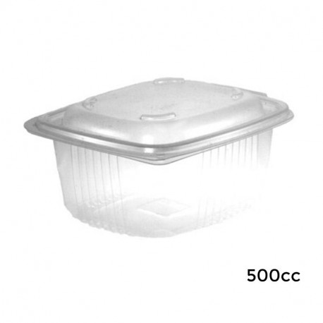 TARRINA C/TAPA MICROONDABLE 500ML P-50 1
