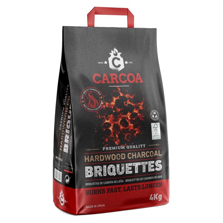 CARBON BRIQUETA VEGETAL CARCOA BOLSA 4 K 1