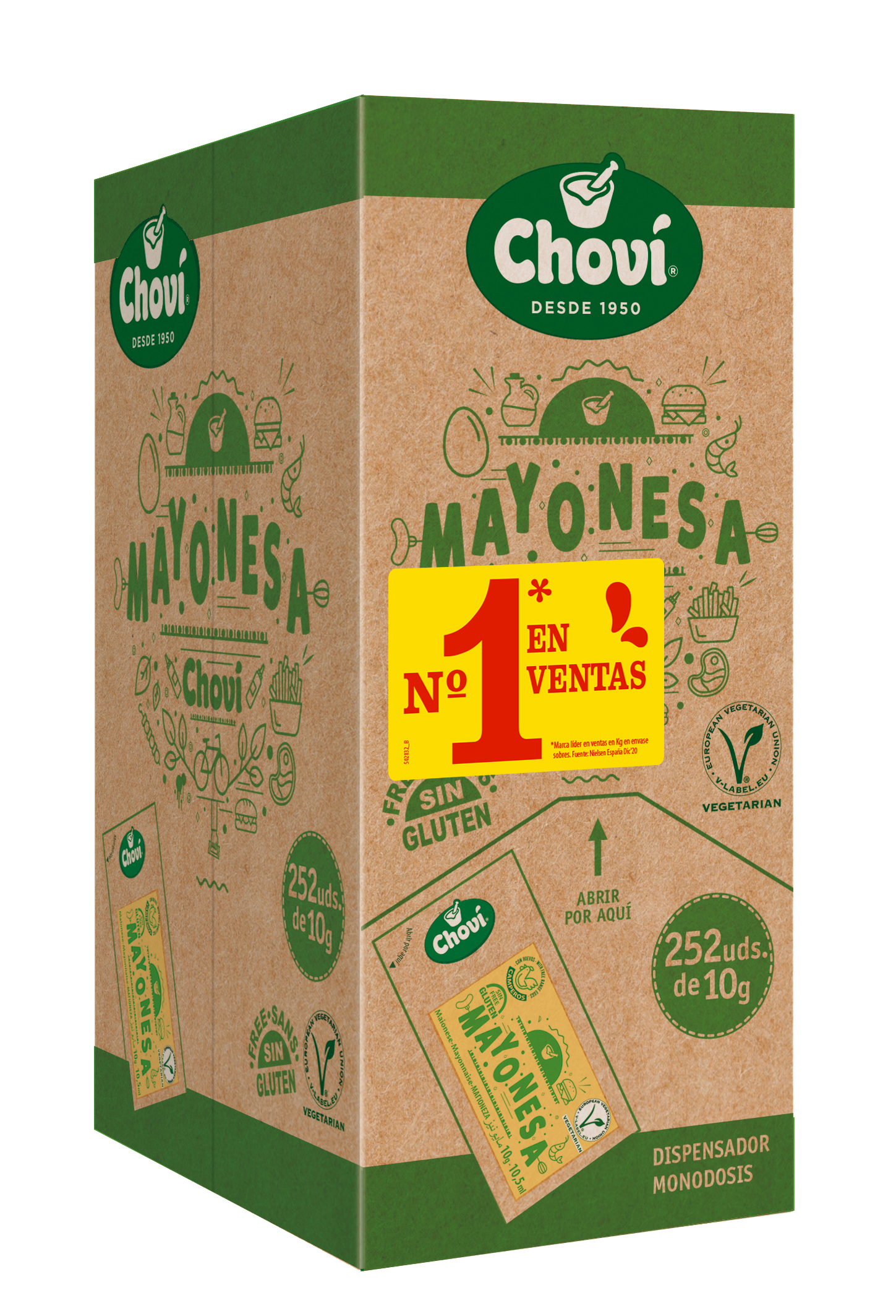MAYONESA CHOVI PORCIONES 10G P-252 2