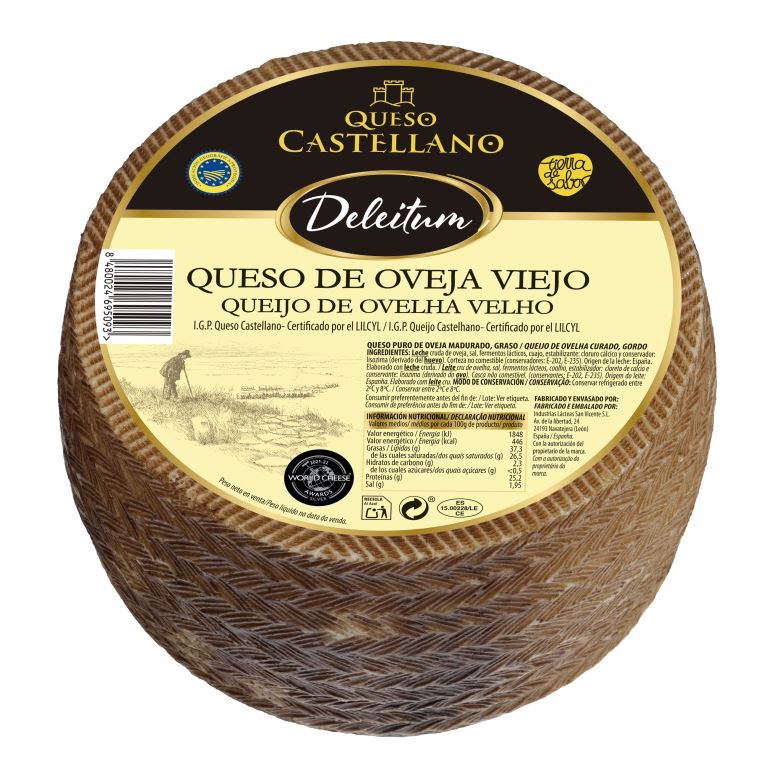 QUESO CASTELLANO IGP DELEITUM(2X3KG) 1