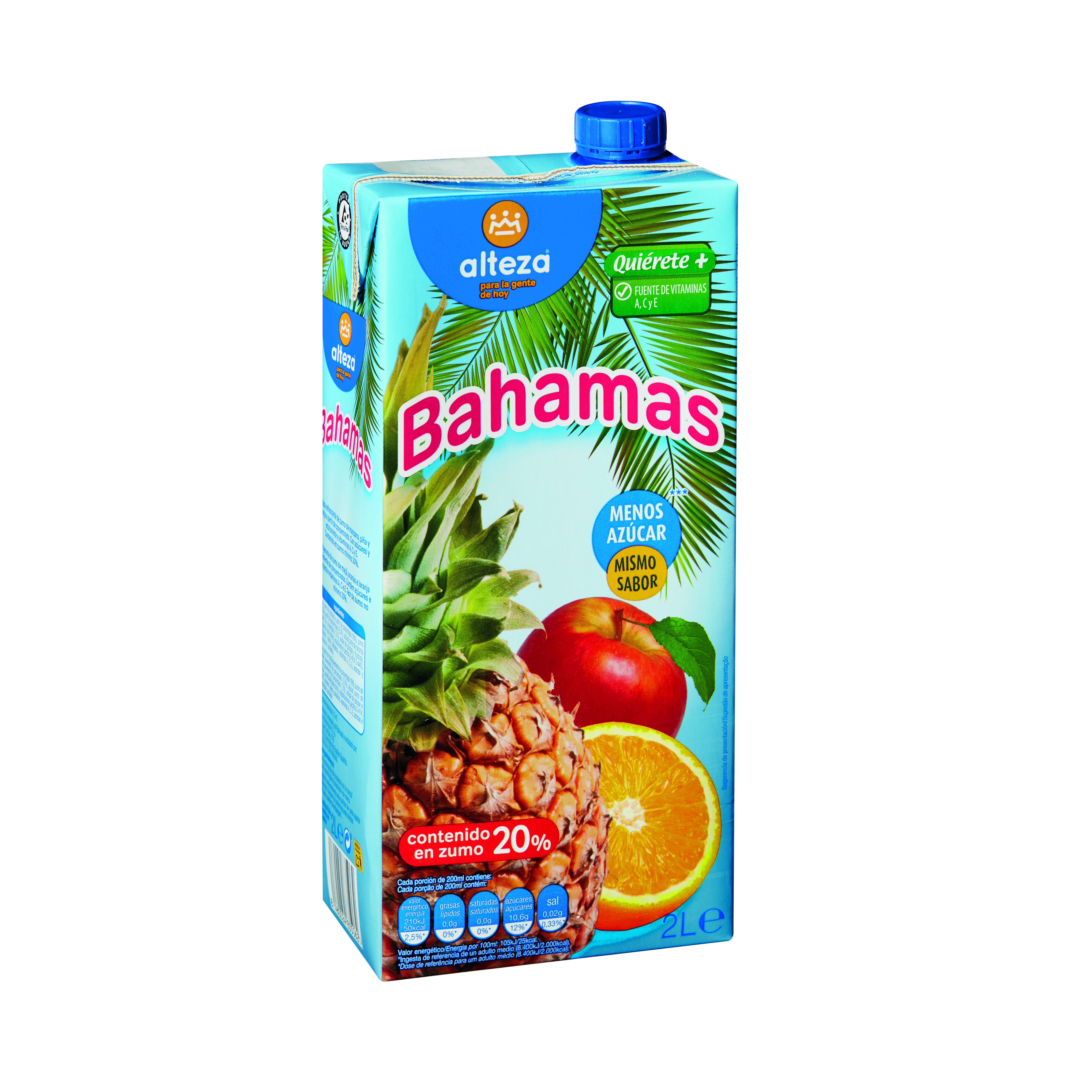 BEBIDA ALTEZA BAHAMAS BRIK 2 L 1