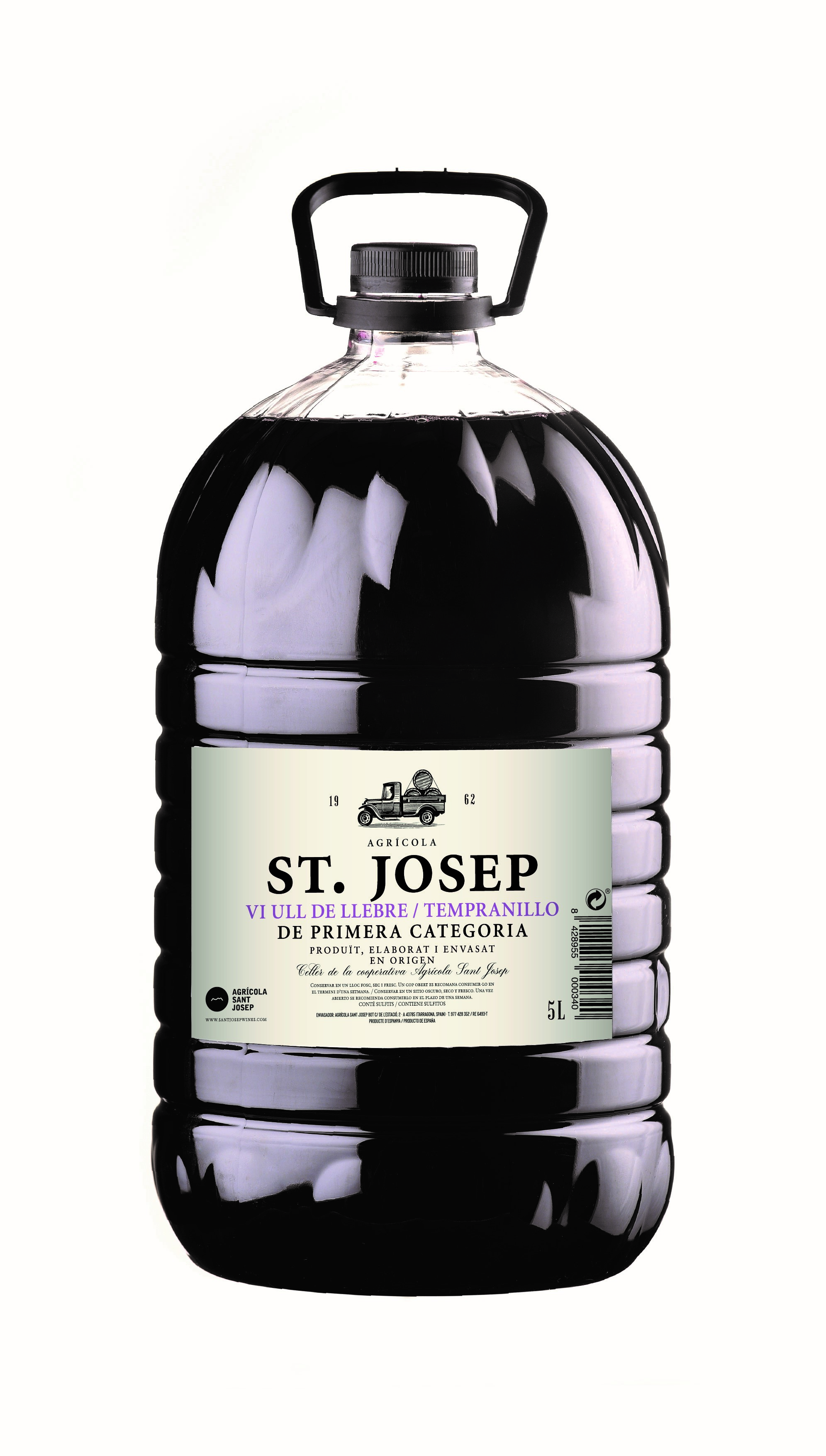 VINO 'ULL DE LLEBRE'ST.JOSEP GARRAFA 5L 1