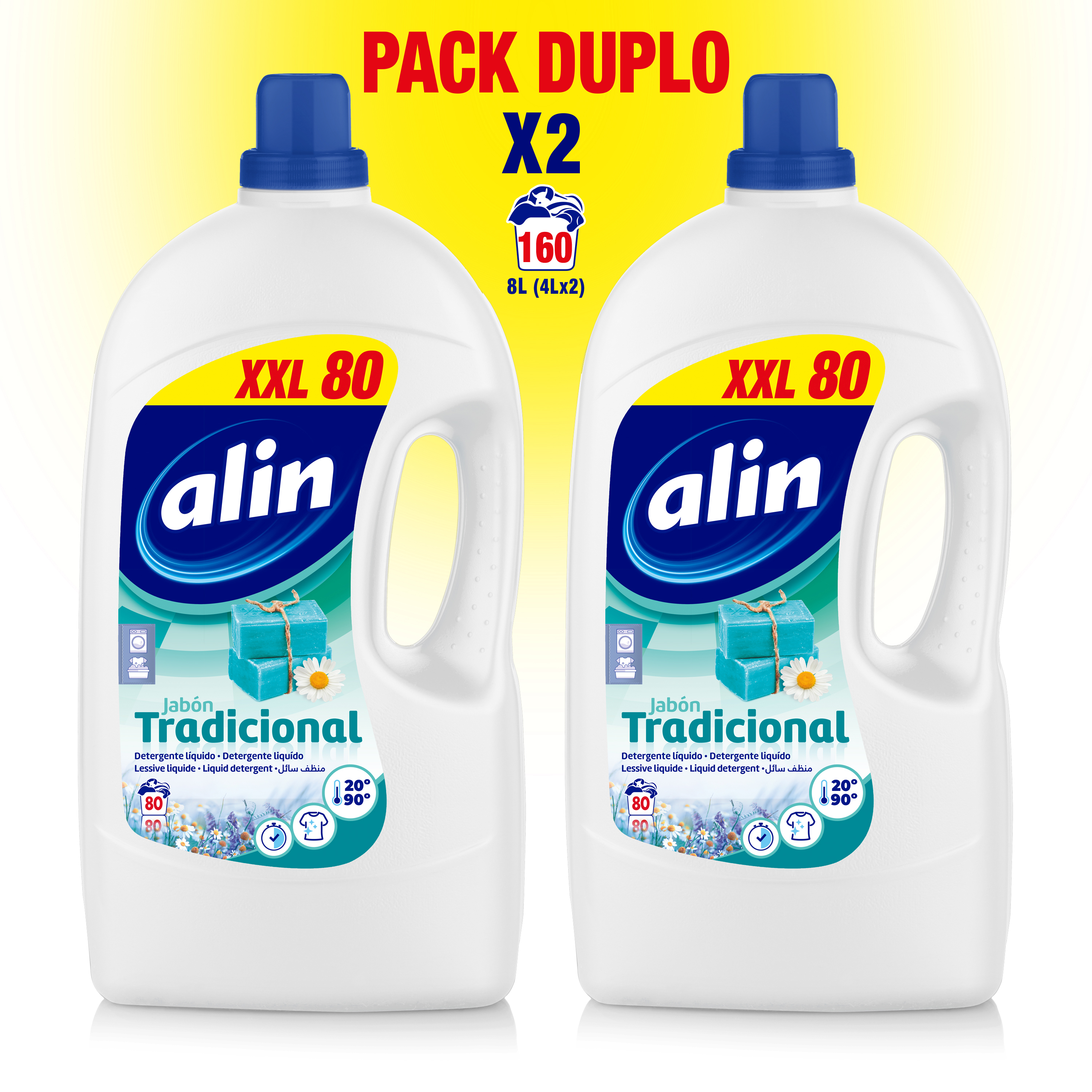 DETERG.BIPACK TRAD. ALIN 80+80 D 8L 1