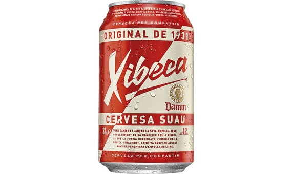 CERVEZA XIBECA DAMM LATA 33 CL 2