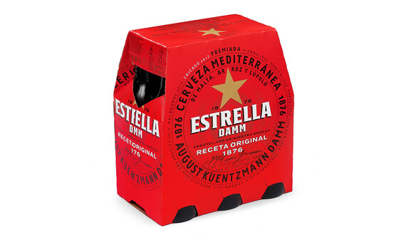 CERVEZA ESTRELLA DAMM 25 CL P-6 2