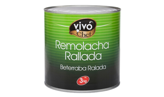 REMOLACHA RALLADA VIVO CHEF 3 KG.
