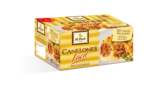 CANELONES PRECOCIDOS EL PAVO FACIL 120 U 2