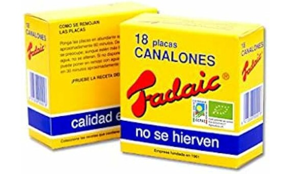 CANELONES FADAIC PLACAS 18 U