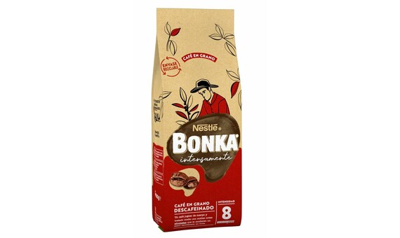 CAFE BONKA DESCAFEINADO GRANO 500GR