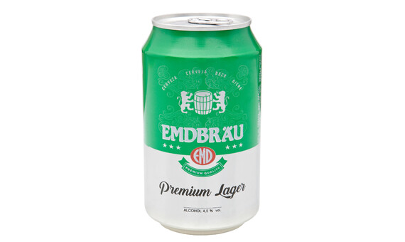 CERVEZA EMDBRAU LATA 33 CL 4.5Â§ 2
