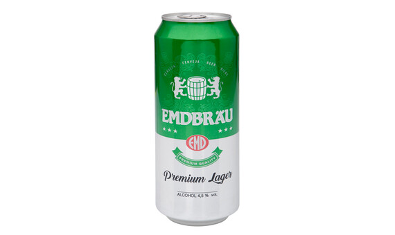 CERVEZA EMDBRAU LATA 50 CL 4.5Â§ 2