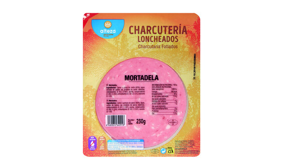 MORTADELA ALTEZA LONCHAS 230 GR 2