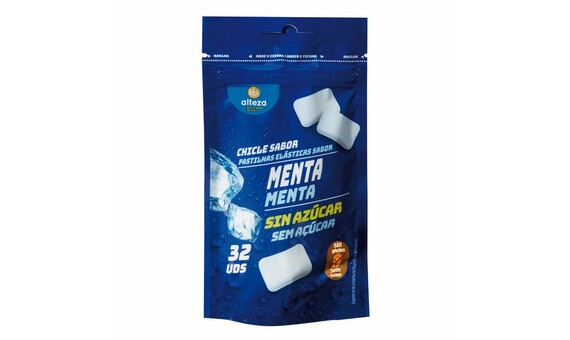 CHICLET ALTEZA MENTA S/AZUC.32 GRAGEAS 2