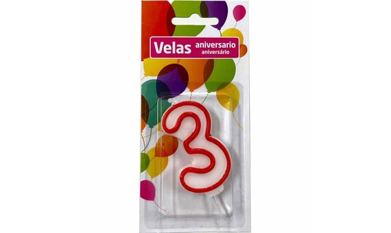 VELA ANIVERSARIO N.3 SELEX