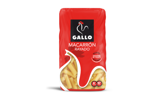 MACARRON RAYADO GALLO 450 GR 2