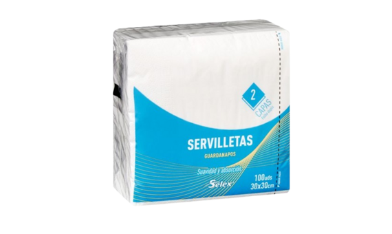 SERV.SELEX BLANCA 2CP 33x33 P-100