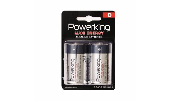 PILA POWERKING ALCALINA D LR20 BL-2