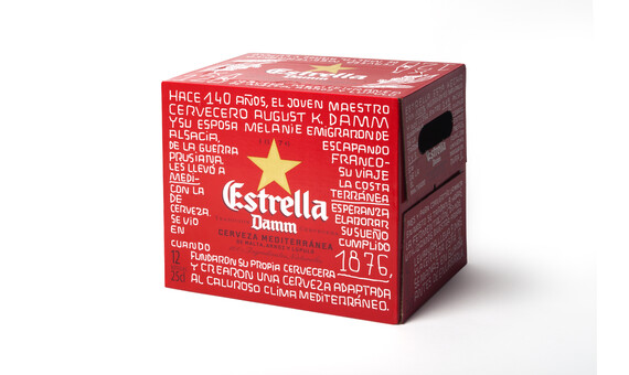 CERVEZA ESTRELLA DAMM BOTELL.25CL P-12 2