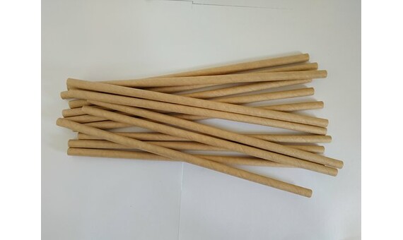 CAÂ¥A REFRESCO PAPEL KRAFT 20CM P-100