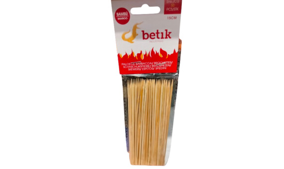 PALILLOS BARBACOA/CARACOLES 15 CM (50 U)