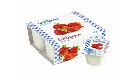 FAGEDA YOGUR SABOR FRESA 125G X4