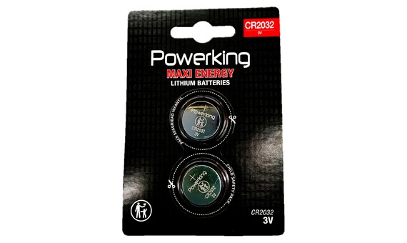 PILA POWERKING LITIO BOTON CR2032 BL-2