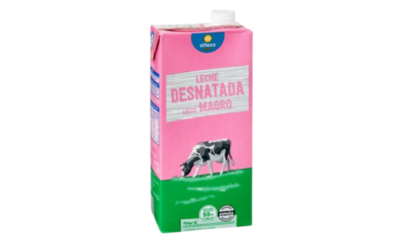 LECHE ALTEZA DESNATADA BRIK 1 L 2