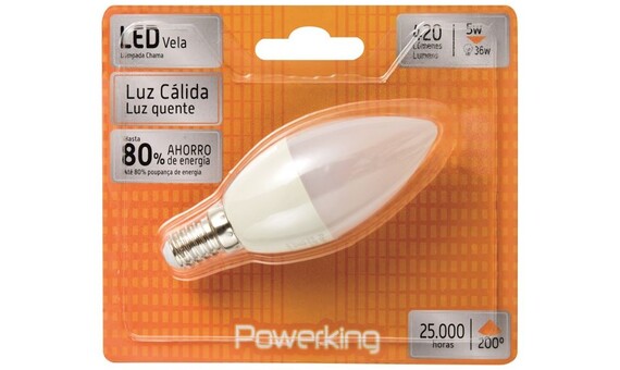 LED VELA CEGASA 5.5W E14 CAL.(331116)