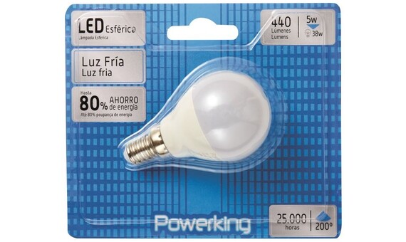 LED ESF.CEGASA 5W E14 FRIA(331124)