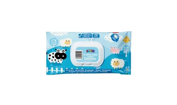 TOALLITAS INFANTILES PASITOS 24 UN