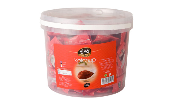 KETCHUP VIVO CHEF PORCIONES 12 GR P-200