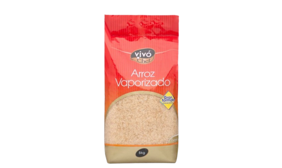 ARROZ VAPORIZADO VIVO CHEF 5 KG.