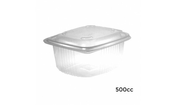 TARRINA C/TAPA MICROONDABLE 500ML P-50