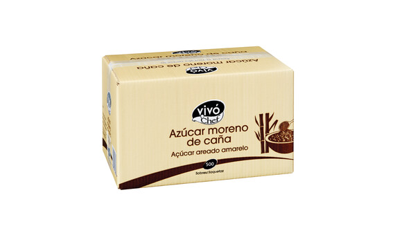 AZUCAR MORENO VIVO CHEF 5GR 500 SOBRES